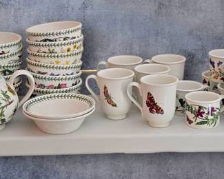 Vinatage Portmeirion "Botanic Gardens" Dishware Set, Made in England