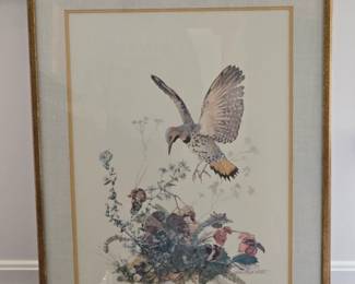 "Yellow Shafted Flicker" by Sallie Ellington Middleton print