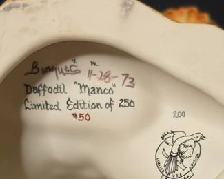 Vintage Burgues "Daffodil Manco" Limited Edition