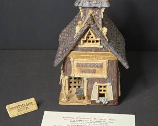Windy Meadows Pottery " Mountainside School" Limited Edition