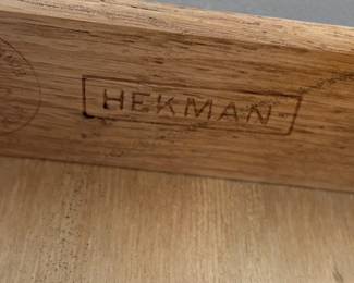 Hekman Burl & Mahogany Entryway Table