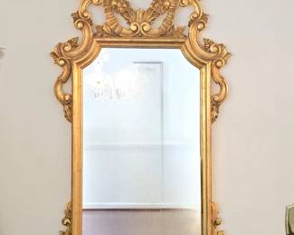 Rococo Style Giltwood Mirror