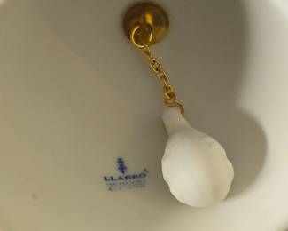 Lladro Christmas Bell Green