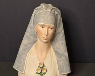 Laszlo Ispanky Limited Edition Porcelain Bust " Madonna"