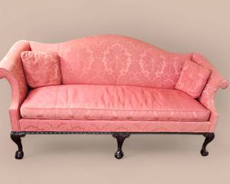 Chippendale Style Sofa with Ball and Claw Feet