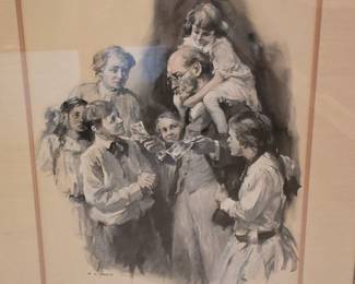 F C Yohn " Through his Boy's Eyes" print