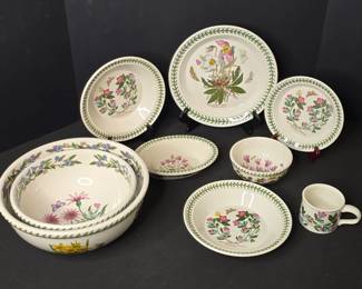 Vinatage Portmeirion "Botanic Gardens" Dishware Set, Made in England