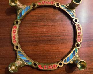 Vintage Terra Sancta Guild Candle Holder