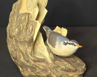 Vintage Burgues "Red Breasted Nuthatch" Limited Edition Figurine