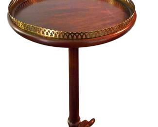 Mahogany Queen Anne Style Fern Table Stand