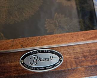 Small Tray Faux Bamboo Drinks Table