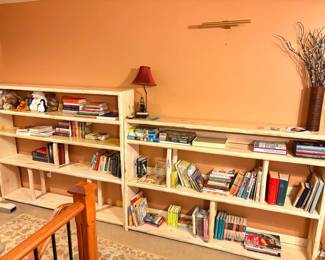 2 LG BOOKCASES