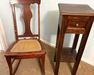 SM VINTAGE ROCKER, TINY END TABLE