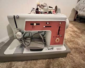 Vintage singer sewing machine