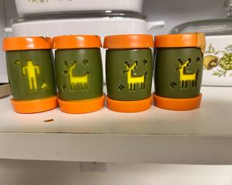 Vintage St.Labre Indian school plastic S & P shakers