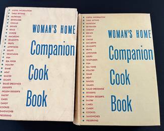 Vintage cook books 
Woman’s home