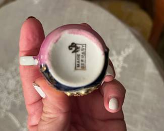 Demitasse cups and saucers
