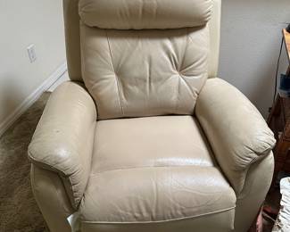 Leather recliner