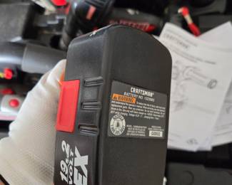 Battery for Drill and Saw set included with set. 
