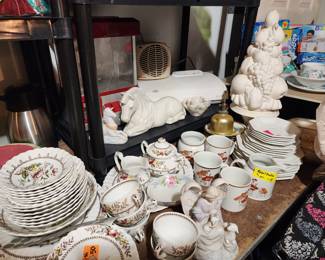Vintage dish sets and many misc pieces!