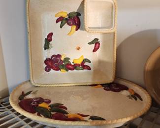 Chip and dip platter/platter
