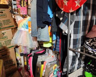 New and used clothing! Many sizes to choose from
Used....Bag it for $5