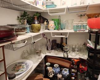 Vintage and newer Vases, Platters, Pitchers, Bowls and MORE