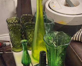 Lots of Glass available. Glasses,bowels, Vases, and more