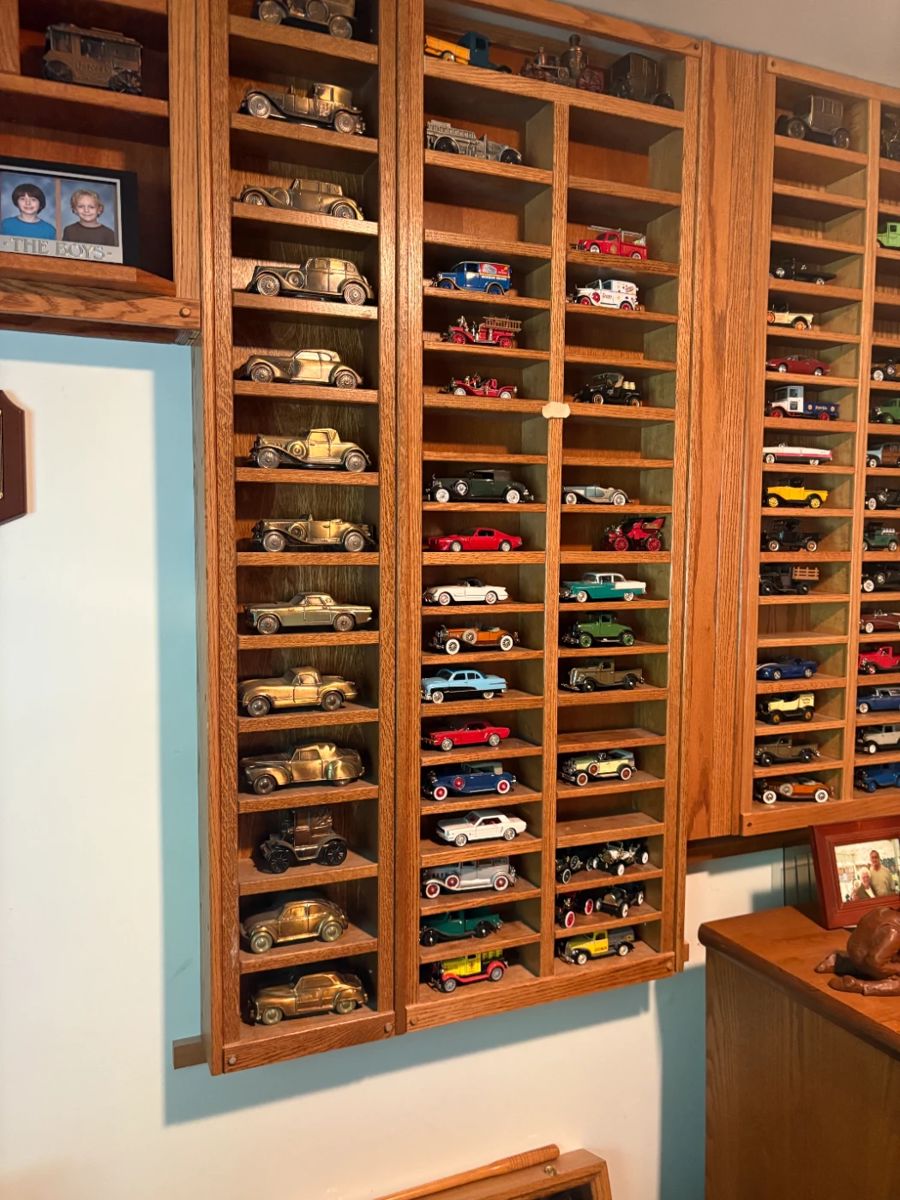. . . not only an amazing collection of die-cast cars, but amazing display units!!!