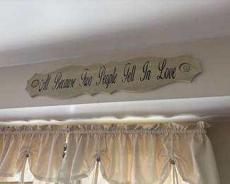 . . . more signage