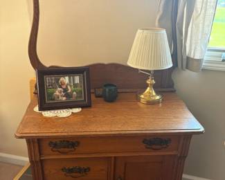 . . . oak commode