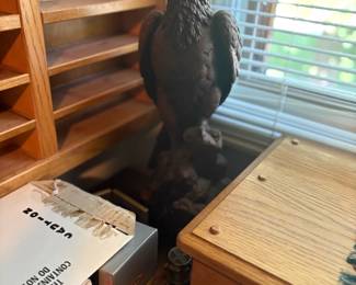 . . . carved eagle