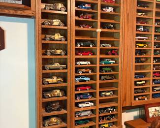 . . . not only an amazing collection of die-cast cars, but amazing display units!!!