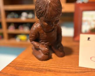 . . . cute sculpture -- owner says there is a frog somewhere that goes with it -- I'll keep my eyes open for it!