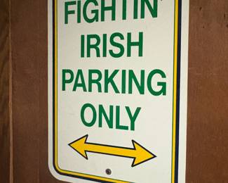 . . . parking sign