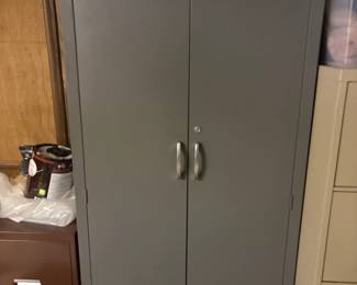 . . . vintage metal cabinet