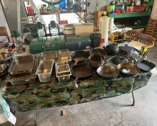 More stainless & cast iron items
