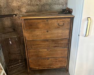 Live trap, dresser, garage upright freezer