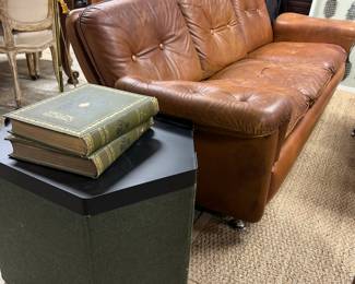 Scandinavian Vintage Leather Sofa