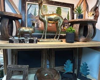 African items and Vintage Decor