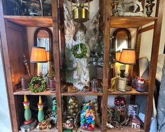 Vintage Christmas accessories.