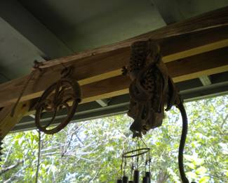 Corn sheller and another pulley