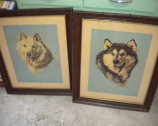 Vintage signed prints