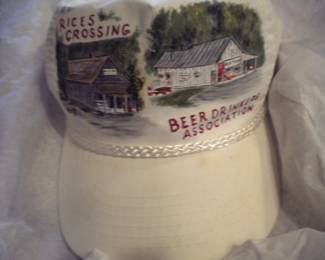 One of 10.Rices Crossing... artist painted caps by the late Victor Z Martin
