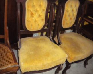2 antique chairs