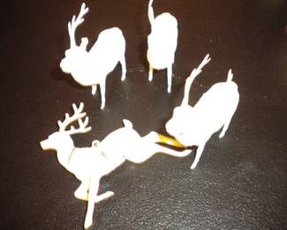 Celluloid deer in poor condition