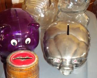 Some of the piggy bank collection