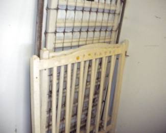Antique baby bed