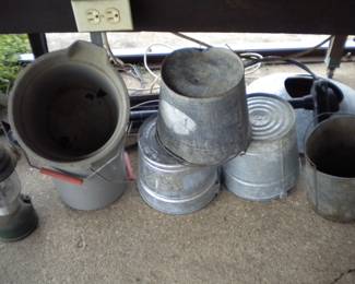 Metal buckets and other
