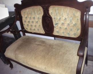Antique settee